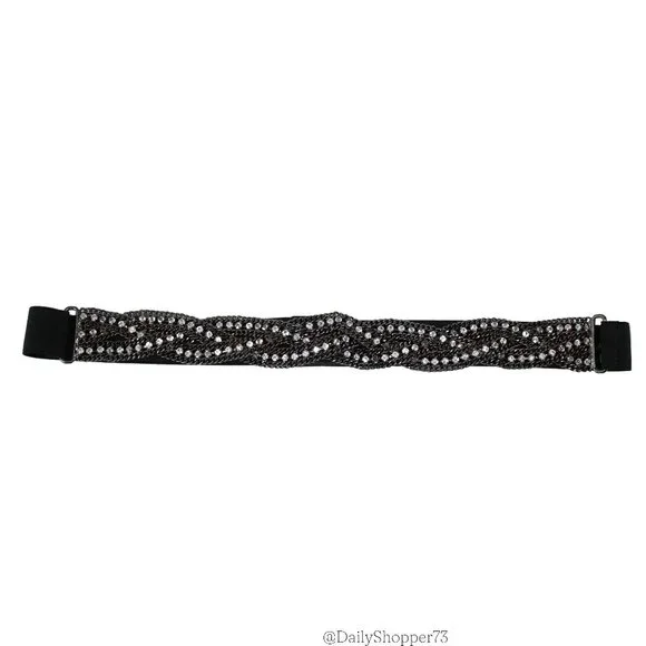 J. Crew | Accessories | J Crew Womens Rhinestone Gunmetal  display picture 2